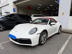 2022 Porsche 911 Carrera Cabriolet 3.0T, белый — фото 1