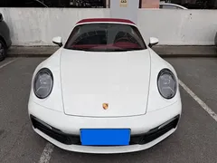 2022 Porsche 911 Carrera Cabriolet 3.0T, белый — фото 2