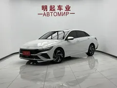 2023 Hyundai Elantra 1.5L CVT LUX Premium, белый — фото 1