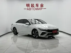 2023 Hyundai Elantra 1.5L CVT LUX Premium, белый — фото 2