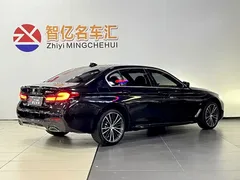 2023 BMW 5 Series 530Li Leading M Sport Package, чёрный — фото 4