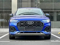 2021 Audi Q5L 45 TFSI Sport, синий — фото 3