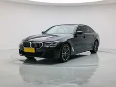 2021 BMW 5 Series 530Li Leading M Sport Package, чёрный — фото 1