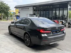 2022 BMW 5 Series 530Li Leading M Sport Package, чёрный — фото 4