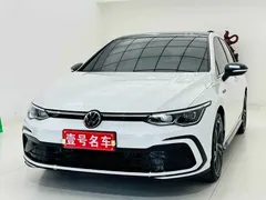 2021 Volkswagen Golf 280TSI DSG R-Line, белый — фото 1