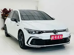 2021 Volkswagen Golf 280TSI DSG R-Line, белый — фото 3