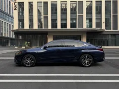 2021 Lexus ES 300h Hybrid Premium, синий — фото 7