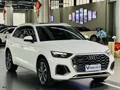 2022 Audi Q5L 40T Luxury Dynamic, белый — фото 3
