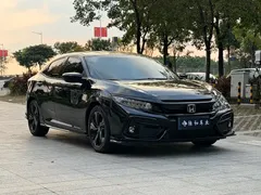 2021 Honda Civic Hatchback 220Turbo CVT, чёрный — фото 3