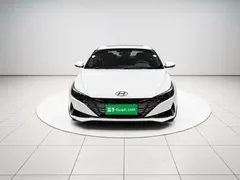 2021 Hyundai Elantra 240TGDi DCT LUX Premium, белый — фото 2