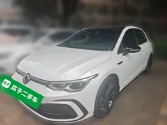 2021 Volkswagen Golf 280TSI DSG R-Line, белый — фото 1