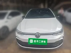 2021 Volkswagen Golf 280TSI DSG R-Line, белый — фото 2