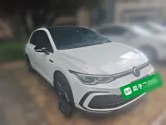 2021 Volkswagen Golf 280TSI DSG R-Line, белый — фото 3