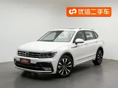 2021 Volkswagen Tiguan L 380TSI AT 4WD R-Line 7-seat, белый — фото 1