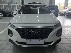 2020 Hyundai Santa Fe 380 TGDi AT 2WD GLS Luxury, белый — фото 3