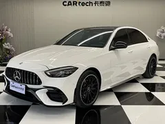 2022 Mercedes-Benz C-Class C 260 L Sport, белый — фото 1