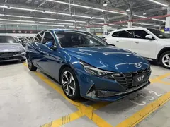 2022 Hyundai Elantra 1.5L CVT GLX Elite, синий — фото 3