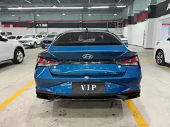 2022 Hyundai Elantra 1.5L CVT GLX Elite, синий — фото 9
