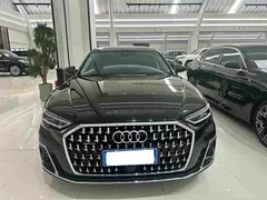 2023 Audi A8L 50 TFSI quattro Select, чёрный — фото 2