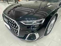2023 Audi A8L 50 TFSI quattro Select, чёрный — фото 3