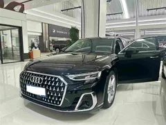 2023 Audi A8L 50 TFSI quattro Select, чёрный — фото 5