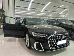 2023 Audi A8L 50 TFSI quattro Select, чёрный — фото 20