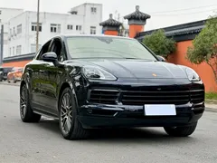 2022 Porsche Cayenne Coupe 3.0T Platinum, чёрный — фото 3