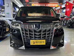 2021 Toyota Alphard Hybrid 2.5L Luxury, чёрный — фото 2