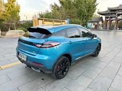 2021 Geely Emgrand S 1.4T CVT Flagship, синий — фото 4