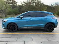 2021 Geely Emgrand S 1.4T CVT Flagship, синий — фото 7