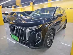 2024 Hongqi HS7 2.0T PHEV 4WD 7, чёрный — фото 2