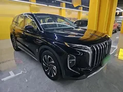 2024 Hongqi HS7 2.0T PHEV 4WD 7, чёрный — фото 4