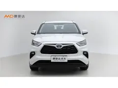 2021 Toyota Highlander 2.5L Hybrid 4WD Elite 7-seat, белый — фото 2