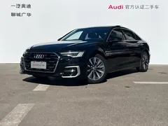 2021 Audi A6L 45 TFSI, чёрный — фото 1