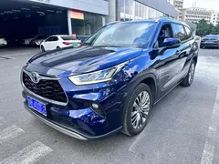2022 Toyota Highlander 380T 4WD Supreme 7-seat, синий — фото 1