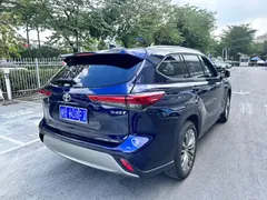 2022 Toyota Highlander 380T 4WD Supreme 7-seat, синий — фото 2