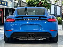 2022 Porsche 718 Cayman 2.0T, синий — фото 8
