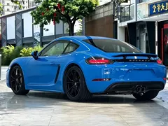2022 Porsche 718 Cayman 2.0T, синий — фото 9
