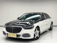 2021 Mercedes-Benz Maybach S-Class S 480 4MATIC, чёрный — фото 1