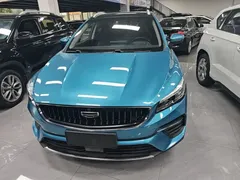 2021 Geely Emgrand S 1.4T CVT Luxury, синий — фото 3