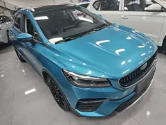 2021 Geely Emgrand S 1.4T CVT Luxury, синий — фото 4