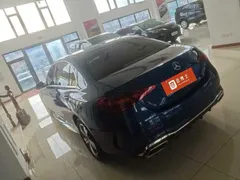 2022 Mercedes-Benz C-Class C 200 L Sport, синий — фото 5