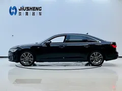 2021 Audi A6L 45 TFSI quattro Select Sport, чёрный — фото 2