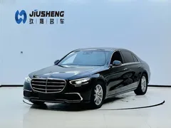 2021 Mercedes-Benz S-Class S 400 L Business, чёрный — фото 1