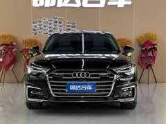 2022 Audi A6L 55 TFSI quattro Flagship, чёрный — фото 2