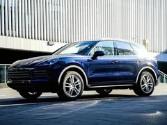 2022 Porsche Cayenne 3.0T Platinum, синий — фото 1