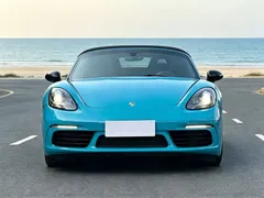 2019 Porsche 718 Boxster T 2.0T, синий — фото 2