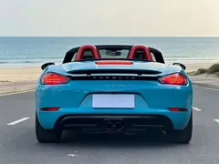 2019 Porsche 718 Boxster T 2.0T, синий — фото 8