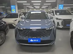 2023 Geely Atlas L 1.5TD DCT Premium, синий — фото 2