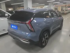 2023 Geely Atlas L 1.5TD DCT Premium, синий — фото 3